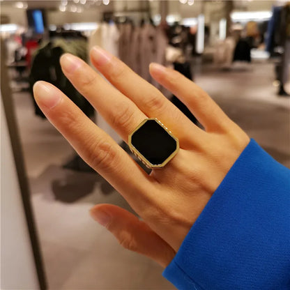 Lila Rings, Brass With 18K Chunky