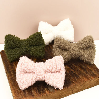 Teddy fur cat collar bell (Venus Favs)