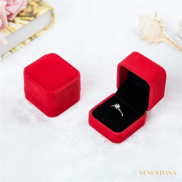 Caja de regalo Joyero: Anillo Velour - Venustiana