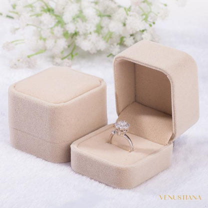 Caja de regalo Joyero: Anillo Velour - Venustiana