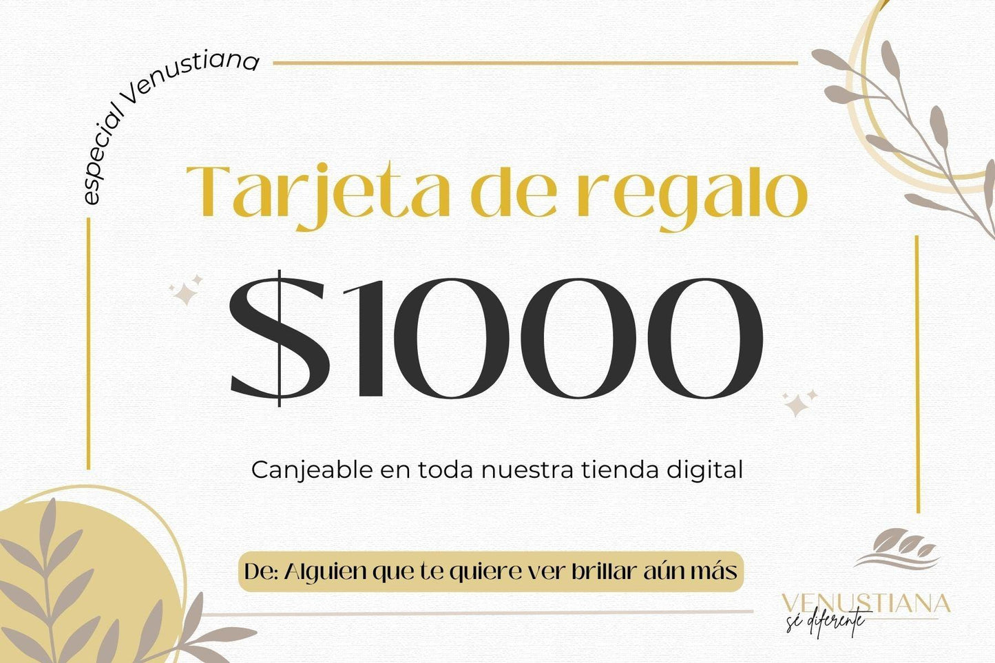 Tarjeta de Regalo Venustiana - Venustiana