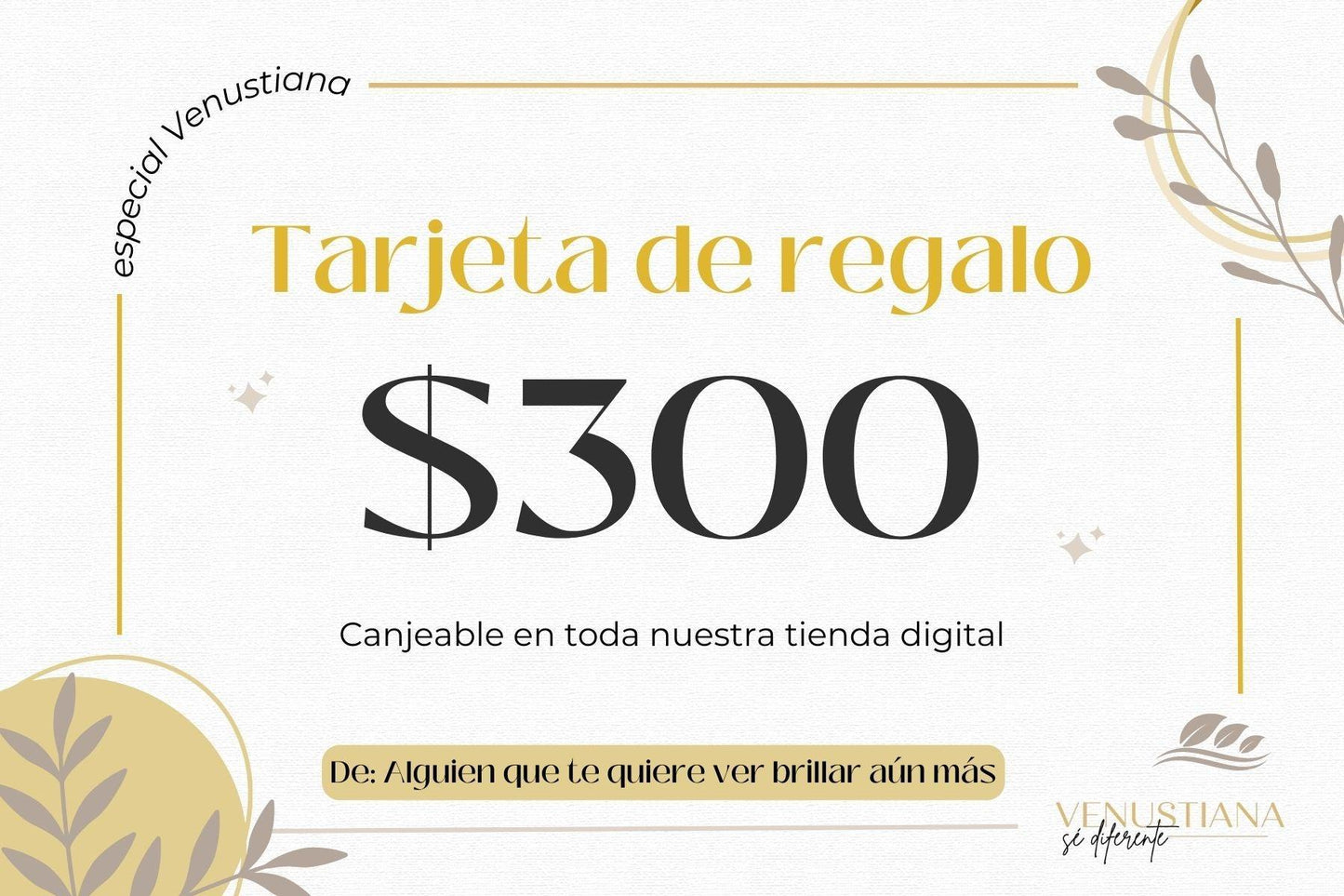 Tarjeta de Regalo Venustiana - Venustiana